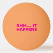 GOEDE PUPPY Ping Pong Ball . SHH... HET IS Magenta (Achterkant)