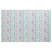 GOEDE REACTIE Aqua Beachy Brushstroke Stripe Stof (Yard (91,4 cm))