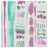 GOEDE REACTIE Aqua Beachy Brushstroke Stripe Stof (Close Up)