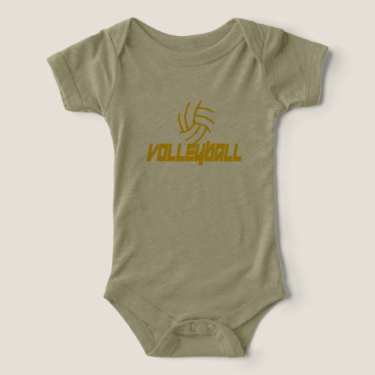 Goede redding! Baby Volleybal Outfit (Design voorkant)