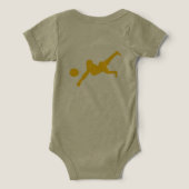Goede redding! Baby Volleybal Outfit (Design achterkant)