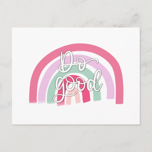 Goede regenboog doen briefkaart (Voorkant)