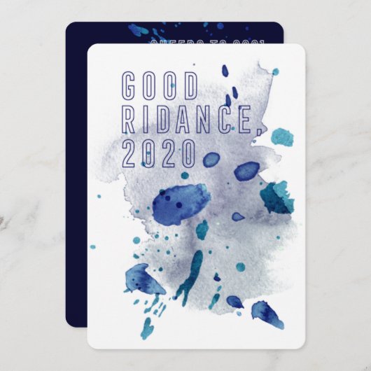 Goede Riddans, 2020 Feestdagenkaart (Voorkant / Achterkant)