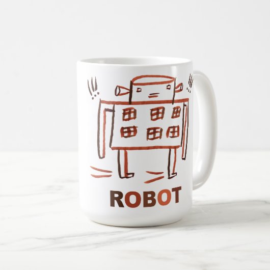 Goede Robot Koffiemok (Voorkant rechts)