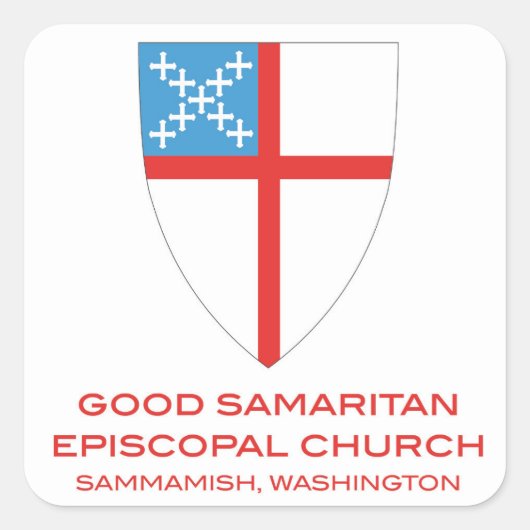 Goede Sam Episcopaalse Kerk Sammamish Stickers (Voorkant)