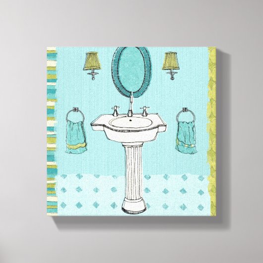 Goede schoonmaakbeurt canvas afdruk (Voorkant)