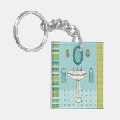 Goede schoonmaakbeurt sleutelhanger (Voorkant Links)