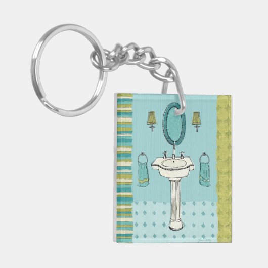 Goede schoonmaakbeurt sleutelhanger (Voorkant Links)