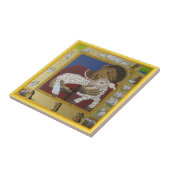 Goede Shepherd Jesus parabel voor de verloren scha Tegeltje (Zijkant)