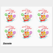Goede Ship Lollipop Stickers (Vel)