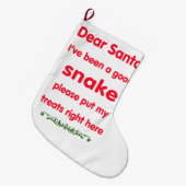 goede slang grote kerstsok (Voorkant (Hangend))