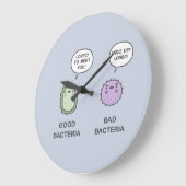 Goede, slechte bacteriën grote klok (Hoek)