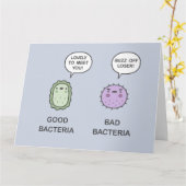 Goede, slechte bacteriën kaart (Gele Bloem)