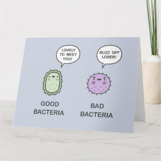 Goede, slechte bacteriën kaart
