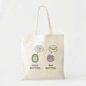Goede, slechte bacteriën tote bag (Voorkant)