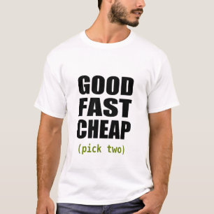 Goede Snelle zeep (wit) T-shirt