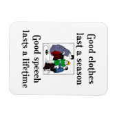 Goede Speech School Gezegde Flexi Magnet Magneet (Horizontaal)