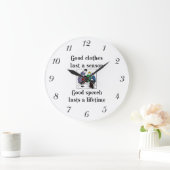 Goede Speech School Gezegde Wall Clock Grote Klok (Huis)