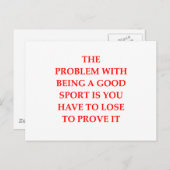 goede sport briefkaart (Voorkant / Achterkant)