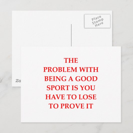 goede sport briefkaart (Voorkant / Achterkant)