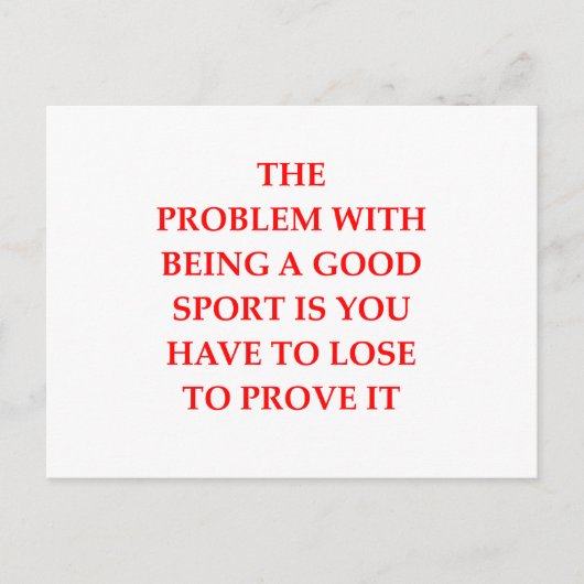 goede sport briefkaart (Voorkant)