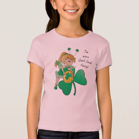 Goede 🍀 St. Patrick's Day Irish Fairy T-shirt (Voorkant)