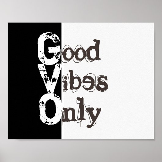 goede stampers alleen poster trendy hipster decor (Voorkant)