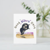 Goede steekproeven slechts met Curieuze Owl Briefkaart (Staand voorkant)