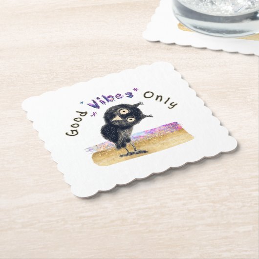 Goede steekproeven slechts met Curieuze Owl Kartonnen Onderzetters (Gebogen)