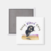 Goede steekproeven slechts met Curieuze Owl Magneet (Voorkant / Achterkant)