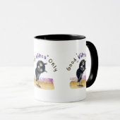 Goede steekproeven slechts met Curieuze Owl Mok (Voorkant rechts)