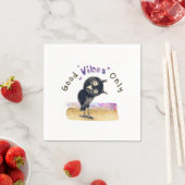 Goede steekproeven slechts met Curieuze Owl Servet (Insitu)