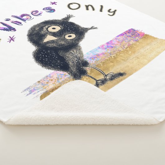 Goede steekproeven slechts met Curieuze Owl Sherpa Deken (3/4)