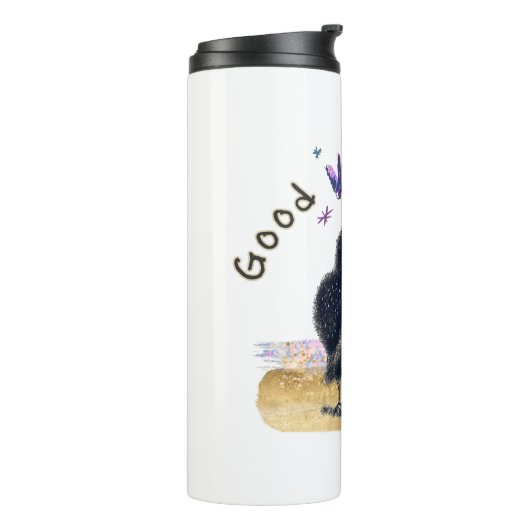 Goede steekproeven slechts met Curieuze Owl Thermosbeker (Gedraaid links)