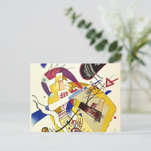 Goede stemming, 1923 by Wassily Kandinsky Briefkaart (Staand voorkant)
