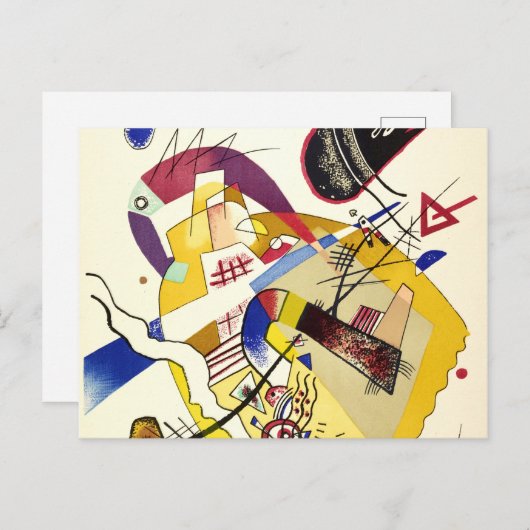 Goede stemming, 1923 by Wassily Kandinsky Briefkaart (Voorkant / Achterkant)