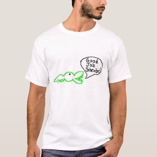 Goede taakbalk (strepen) t-shirt (Voorkant)