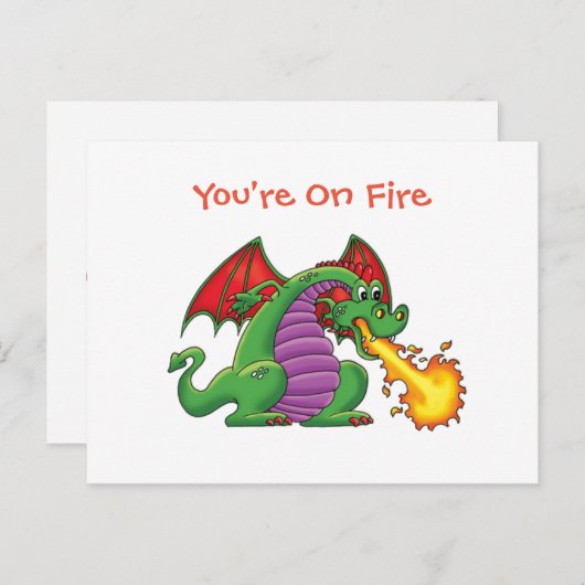 Goede taakdraak briefkaart (Voorkant / Achterkant)