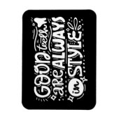 Goede tanden zijn altijd in stijl magneet (Verticaal)