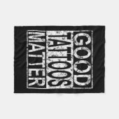 Goede Tattoos Traditionele Tattooer Grappig Tattoo Fleece Deken (Voorkant (Horizontaal))