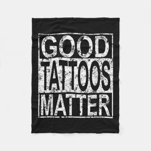 Goede Tattoos Traditionele Tattooer Grappig Tattoo Fleece Deken (Voorkant)