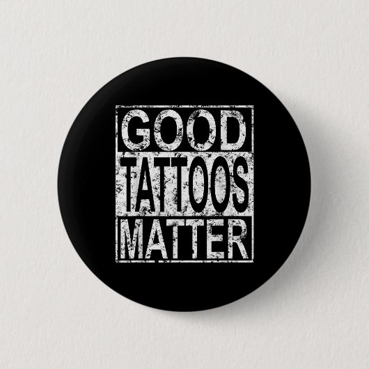Goede Tattoos Traditionele Tattooer Grappig Tattoo Ronde Button 5,7 Cm (Voorkant)