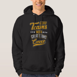 Goede Teams Winnen Grote Teams Coveren Sportwedden Hoodie