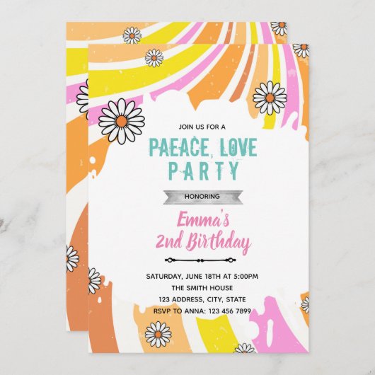 Goede themauitnodiging voor slechts 60-plussers kaart (Voorkant / Achterkant)