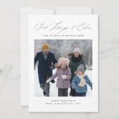 Goede Tidings en Cheer Funny Family Kerstmis Feestdagenkaart (Voorkant)