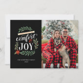 Goede Tidings Of Comfort And Joy Foto Feestdagenkaart (Voorkant)