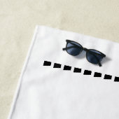 Goede tijd, elke keer, gegarandeerd, mountainbiken strandlaken (In situ)