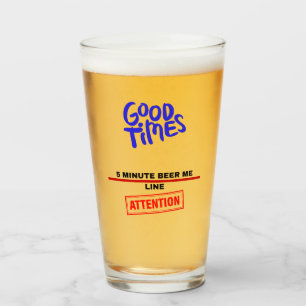 Goede tijden Bier Me Tijd Glas