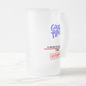 Goede tijden Bier Me Tijd Matglas Bierpul (Voorkant rechts)