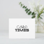GOEDE TIJDEN BRIEFKAART (Staand voorkant)
